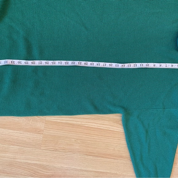 Babaton Aritzia green Maclean 100% Merino Wool turtleneck sweater dress sz XL - Picture 5 of 6
